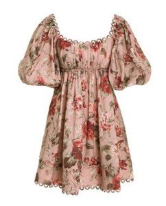 Zimmerman CASSIA SCALLOP MINI DRESS- NWT - size 0